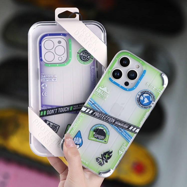 Estuche para teléfono ROCK InShare Travel Series PC+TPU, For iPhone 14, For iPhone 14 Plus, For iPhone 14 Pro, For iPhone 14 Pro Max