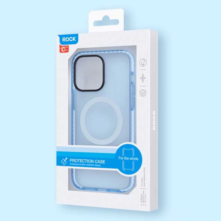 Estuche para teléfono magnético MagSafe de doble capa Armor Shield de ROCK, For iPhone 14, For iPhone 14 Plus, For iPhone 14 Pro, For iPhone 14 Pro Max