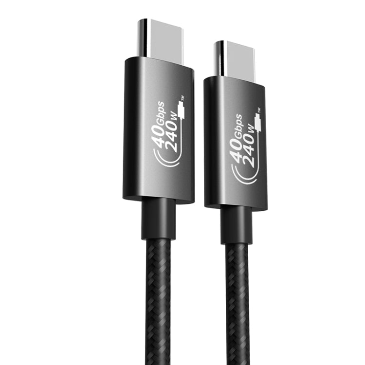 Cable de datos de carga rápida PD240W 40Gbps USB4, 0.5m, 1m, 1.5m, 2m