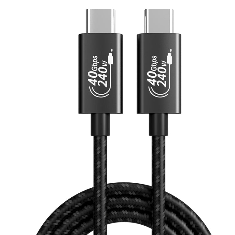 Cable de datos de carga rápida PD240W 40Gbps USB4, 0.5m, 1m, 1.5m, 2m