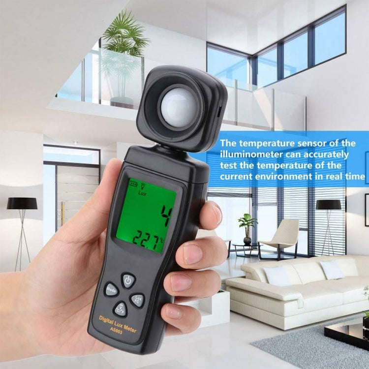 Medidor de lux digital portátil SmartSensor AS803