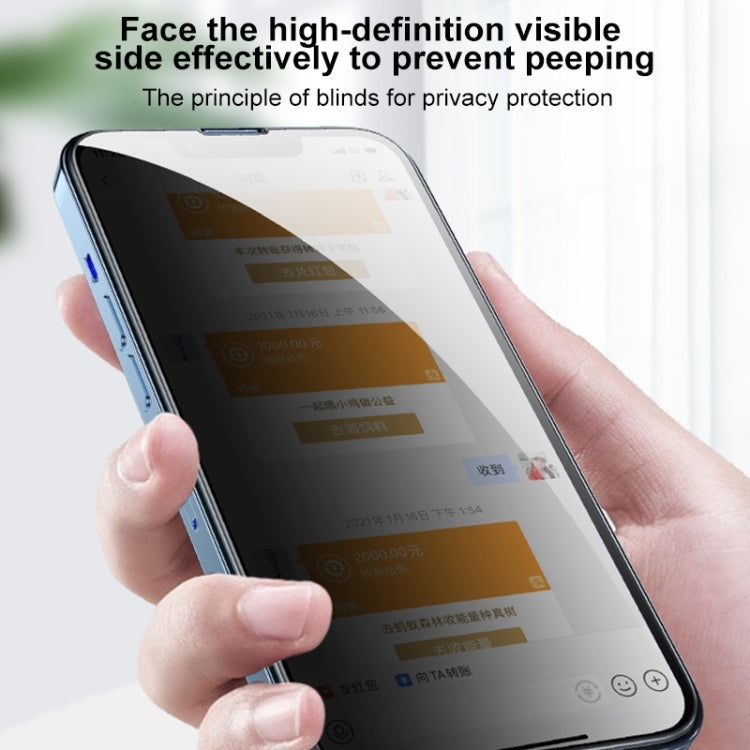 Película de vidrio templado de privacidad curva WEKOME 9D, For iPhone 14 (1 PC), For iPhone 14 Plus (1 PC), For iPhone 14 Pro (1 PC), For iPhone 14 Pro Max (1 PC), (1 PC), For iPhone 13 (1 PC), For iPhone 12 mini (1 PC), For iPhone 12 / 12 Pro (1 PC)  ...