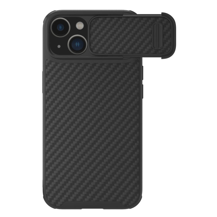 Estuche para teléfono Camshield de fibra sintética NILLKIN, For iPhone 14, For iPhone 14 Plus, For iPhone 14 Pro, For iPhone 14 Pro Max