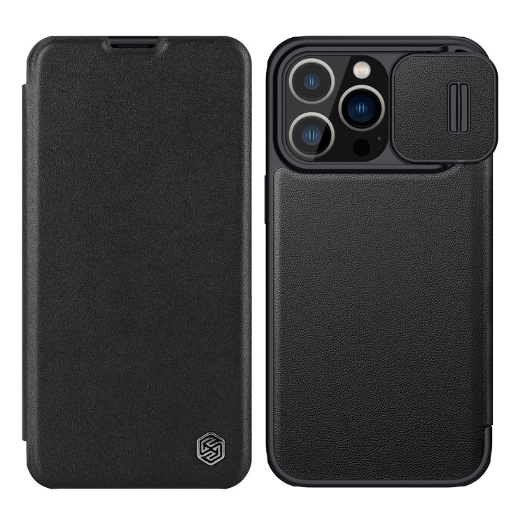 NILLKIN QIN Series Pro Estuche de cuero para teléfono, For iPhone 14, For iPhone 14 Plus, For iPhone 14 Pro, For iPhone 14 Pro Max