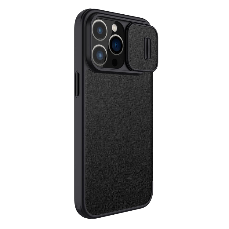 NILLKIN QIN Series Pro Estuche de cuero para teléfono, For iPhone 14, For iPhone 14 Plus, For iPhone 14 Pro, For iPhone 14 Pro Max