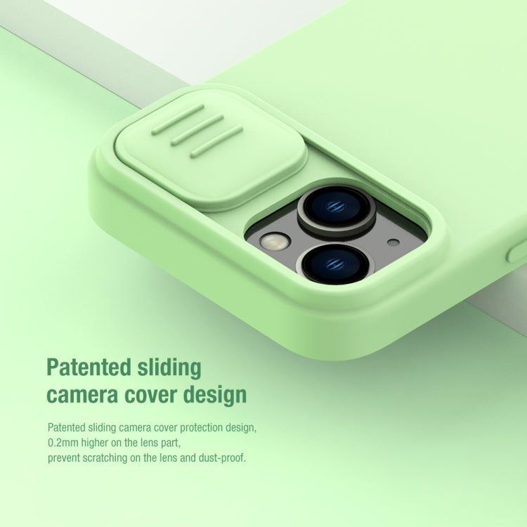 NILLKIN CamShield Funda de silicona líquida para teléfono, For iPhone 14, For iPhone 14 Plus, For iPhone 14 Pro, For iPhone 14 Pro Max