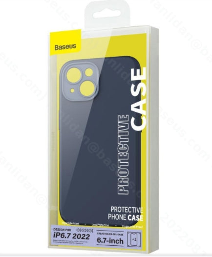 Estuche para teléfono de gel de sílice líquido Baseus, For iPhone 14, For iPhone 14 Plus, For iPhone 14 Pro, For iPhone 14 Pro Max