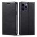 LC.IMEEKE RFID Funda de cuero antirrobo para teléfono, For iPhone 14 Pro, For iPhone 14 Pro Max, For iPhone 12 Pro/12, For iPhone 12 Pro Max, For Samsung Galaxy A53 5G