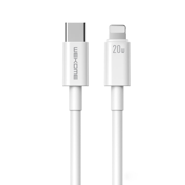 WEKOME WDC-168 Original Series PD 20W USB-C / Type-C a cable de datos de carga rápida de 8 pines, Length: 1m