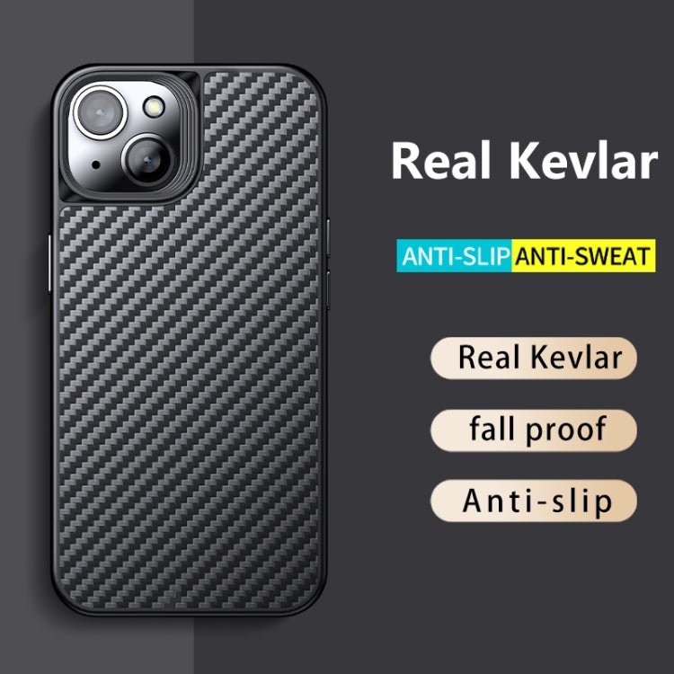 Caja del teléfono de fibra de carbono Kevlar TPU, For iPhone 14, For iPhone 14 Plus, For iPhone 14 Pro, For iPhone 14 Pro Max