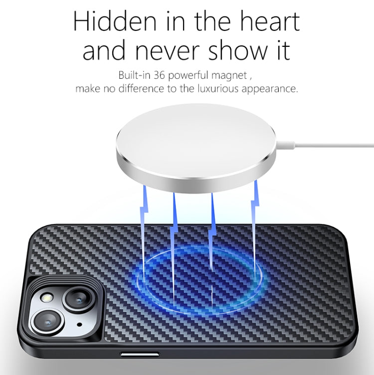 Caja del teléfono de fibra de carbono Kevlar TPU, For iPhone 14, For iPhone 14 Plus, For iPhone 14 Pro, For iPhone 14 Pro Max