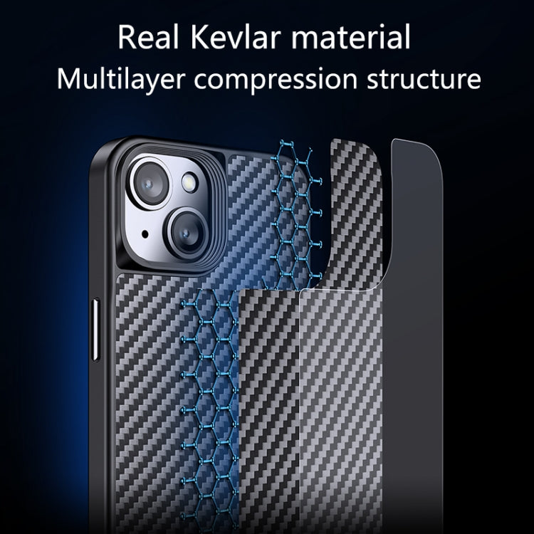 Caja del teléfono de fibra de carbono Kevlar TPU, For iPhone 14, For iPhone 14 Plus, For iPhone 14 Pro, For iPhone 14 Pro Max