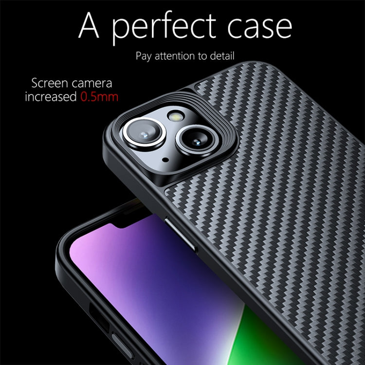 Caja del teléfono de fibra de carbono Kevlar TPU, For iPhone 14, For iPhone 14 Plus, For iPhone 14 Pro, For iPhone 14 Pro Max