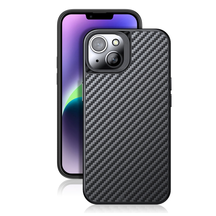 Caja del teléfono de fibra de carbono Kevlar TPU, For iPhone 14, For iPhone 14 Plus, For iPhone 14 Pro, For iPhone 14 Pro Max