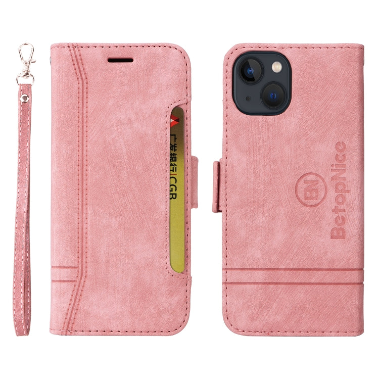 BETOPNICE Estuche de cuero con hebilla de doble cara para teléfono, For iPhone 14, For iPhone 14 Plus, For iPhone 14 Pro, For iPhone 14 Pro Max, For iPhone 13 mini, For iPhone 13, For iPhone 13 Pro, For iPhone 13 Pro Max, For iPhone 12 mini