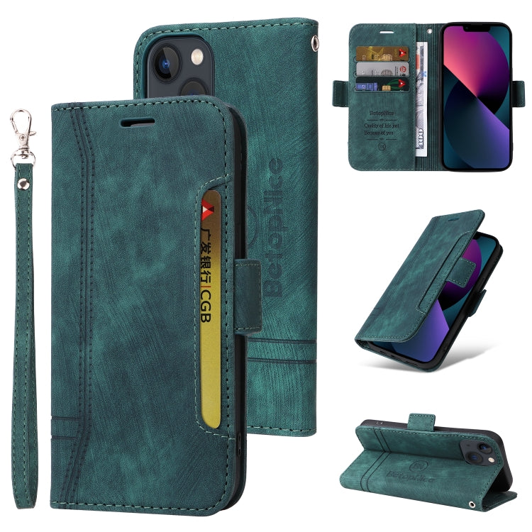 BETOPNICE Estuche de cuero con hebilla de doble cara para teléfono, For iPhone 14, For iPhone 14 Plus, For iPhone 14 Pro, For iPhone 14 Pro Max, For iPhone 13 mini, For iPhone 13, For iPhone 13 Pro, For iPhone 13 Pro Max, For iPhone 12 mini