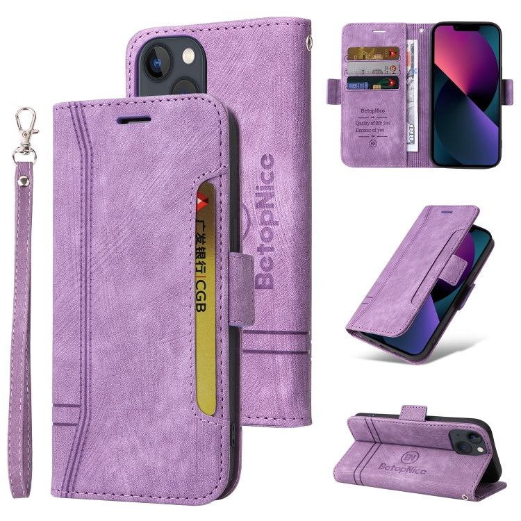 BETOPNICE Estuche de cuero con hebilla de doble cara para teléfono, For iPhone 14, For iPhone 14 Plus, For iPhone 14 Pro, For iPhone 14 Pro Max, For iPhone 13 mini, For iPhone 13, For iPhone 13 Pro, For iPhone 13 Pro Max, For iPhone 12 mini