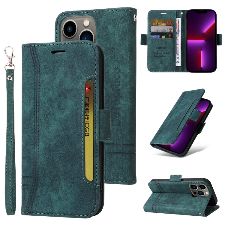 BETOPNICE Estuche de cuero con hebilla de doble cara para teléfono, For iPhone 14, For iPhone 14 Plus, For iPhone 14 Pro, For iPhone 14 Pro Max, For iPhone 13 mini, For iPhone 13, For iPhone 13 Pro, For iPhone 13 Pro Max, For iPhone 12 mini
