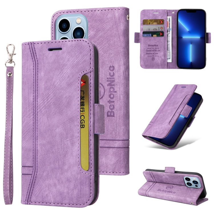 BETOPNICE Estuche de cuero con hebilla de doble cara para teléfono, For iPhone 14, For iPhone 14 Plus, For iPhone 14 Pro, For iPhone 14 Pro Max, For iPhone 13 mini, For iPhone 13, For iPhone 13 Pro, For iPhone 13 Pro Max, For iPhone 12 mini