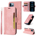 BETOPNICE Estuche de cuero con hebilla de doble cara para teléfono, For iPhone 12 / 12 Pro, For iPhone 12 Pro Max, For iPhone 11, For iPhone 11 Pro, For iPhone 11 Pro Max, For iPhone X / XS, For iPhone XR, For iPhone XS Max                             ...