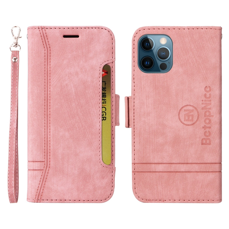 BETOPNICE Estuche de cuero con hebilla de doble cara para teléfono, For iPhone 12 / 12 Pro, For iPhone 12 Pro Max, For iPhone 11, For iPhone 11 Pro, For iPhone 11 Pro Max, For iPhone X / XS, For iPhone XR, For iPhone XS Max                             ...