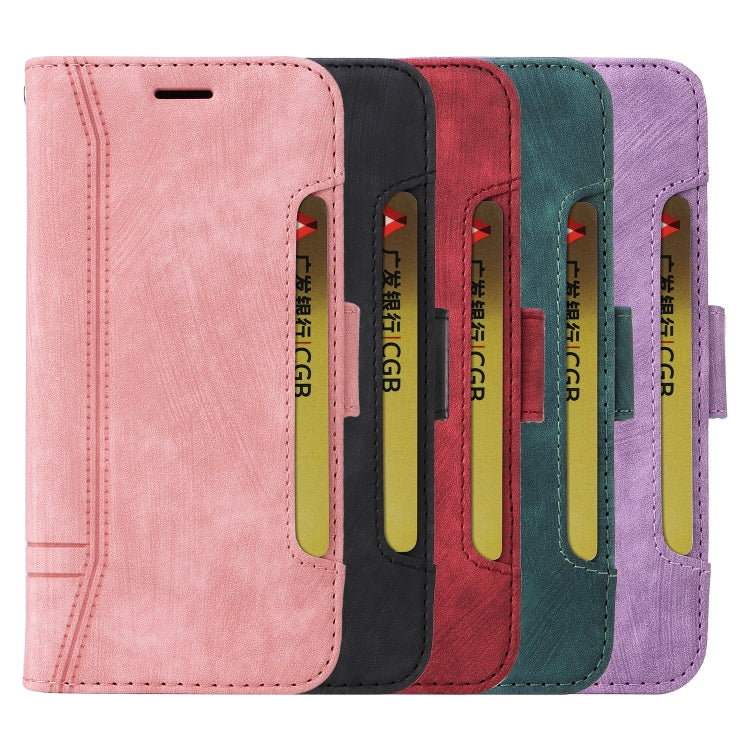 BETOPNICE Estuche de cuero con hebilla de doble cara para teléfono, For iPhone 12 / 12 Pro, For iPhone 12 Pro Max, For iPhone 11, For iPhone 11 Pro, For iPhone 11 Pro Max, For iPhone X / XS, For iPhone XR, For iPhone XS Max                             ...