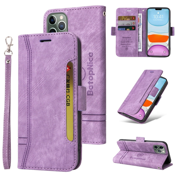 BETOPNICE Estuche de cuero con hebilla de doble cara para teléfono, For iPhone 12 / 12 Pro, For iPhone 12 Pro Max, For iPhone 11, For iPhone 11 Pro, For iPhone 11 Pro Max, For iPhone X / XS, For iPhone XR, For iPhone XS Max                             ...
