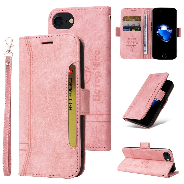 BETOPNICE Estuche de cuero con hebilla de doble cara para teléfono, For iPhone 12 / 12 Pro, For iPhone 12 Pro Max, For iPhone 11, For iPhone 11 Pro, For iPhone 11 Pro Max, For iPhone X / XS, For iPhone XR, For iPhone XS Max                             ...