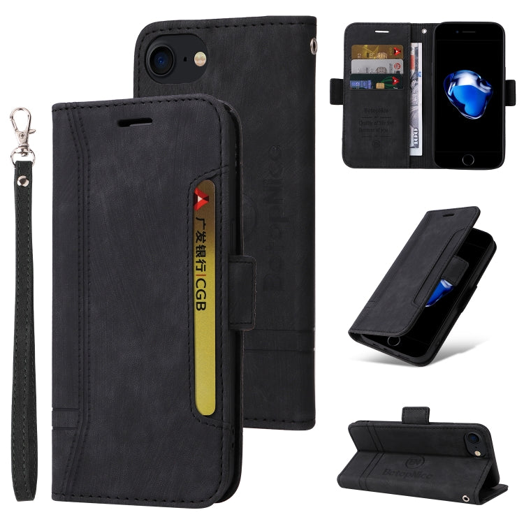 BETOPNICE Estuche de cuero con hebilla de doble cara para teléfono, For iPhone 12 / 12 Pro, For iPhone 12 Pro Max, For iPhone 11, For iPhone 11 Pro, For iPhone 11 Pro Max, For iPhone X / XS, For iPhone XR, For iPhone XS Max                             ...