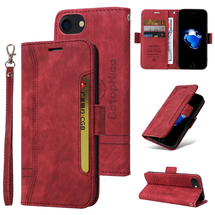 BETOPNICE Estuche de cuero con hebilla de doble cara para teléfono, For iPhone 12 / 12 Pro, For iPhone 12 Pro Max, For iPhone 11, For iPhone 11 Pro, For iPhone 11 Pro Max, For iPhone X / XS, For iPhone XR, For iPhone XS Max                             ...