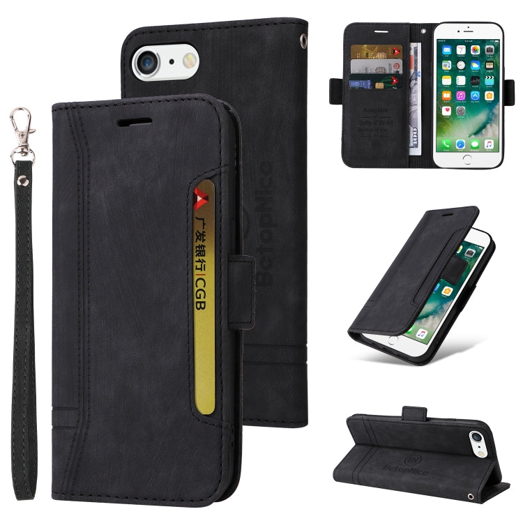 BETOPNICE Estuche de cuero con hebilla de doble cara para teléfono, For iPhone 7 Plus / 8 Plus