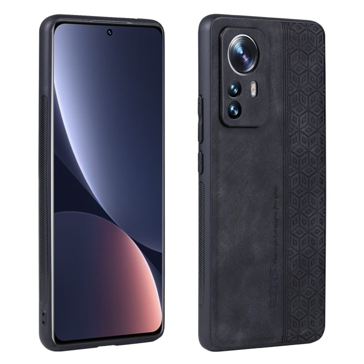 Estuche para teléfono con sensación de piel en relieve AZNS 3D, For Xiaomi 12 Lite, For Xiaomi 12 Pro / 12S Pro