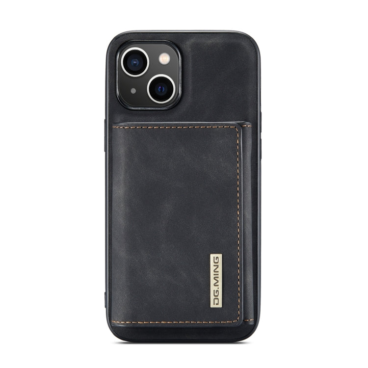 DG.MING M1 Series Estuche de cuero con billetera para múltiples tarjetas de 3 pliegues, For iPhone 14, For iPhone 14 Plus, For iPhone 14 Pro, For iPhone 14 Pro Max