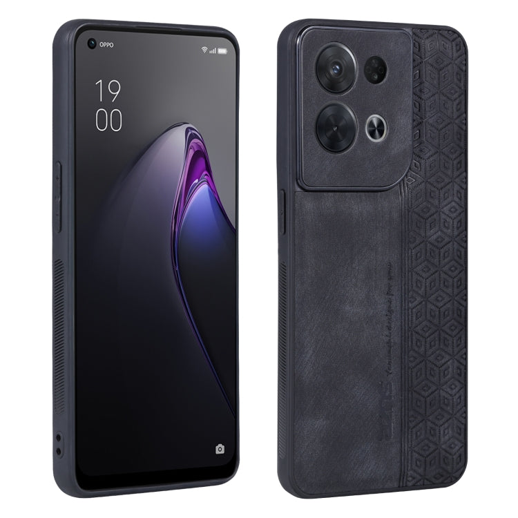 Estuche para teléfono con sensación de piel en relieve AZNS 3D, For OPPO Reno8 Pro, For OPPO Reno7 5G, For OPPO Reno7 Global, For OPPO Reno7 Pro 5G, For OPPO Reno7 SE 5G, For OPPO K10 5G, For OPPO A57 5G / A77 5G / Realme Q5i / V23, For vivo X80 Pro