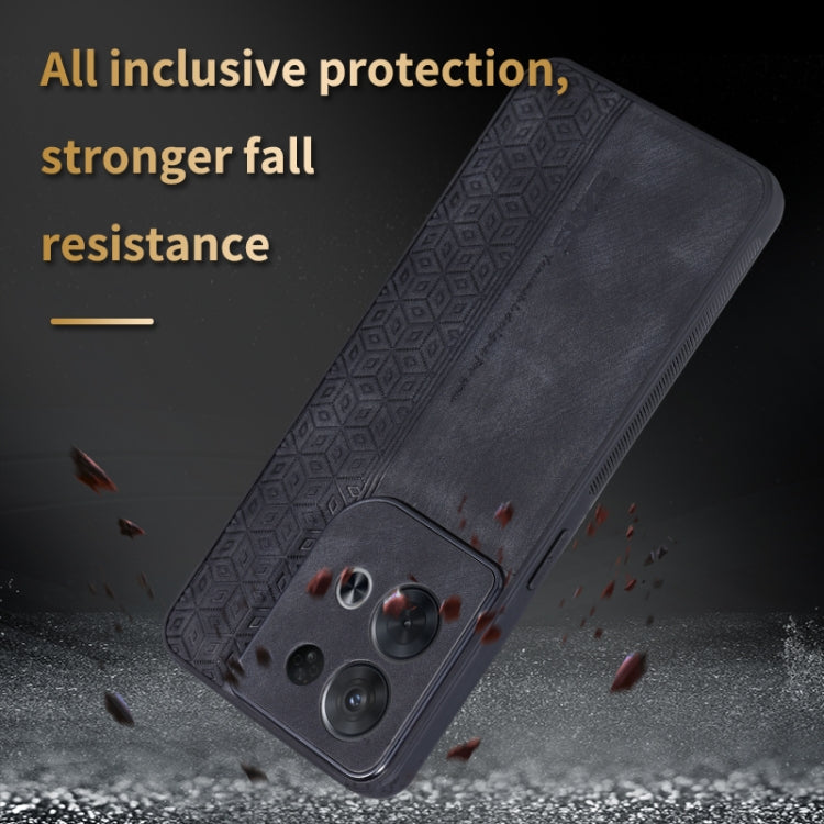 Estuche para teléfono con sensación de piel en relieve AZNS 3D, For OPPO Reno8 Pro, For OPPO Reno7 5G, For OPPO Reno7 Global, For OPPO Reno7 Pro 5G, For OPPO Reno7 SE 5G, For OPPO K10 5G, For OPPO A57 5G / A77 5G / Realme Q5i / V23, For vivo X80 Pro