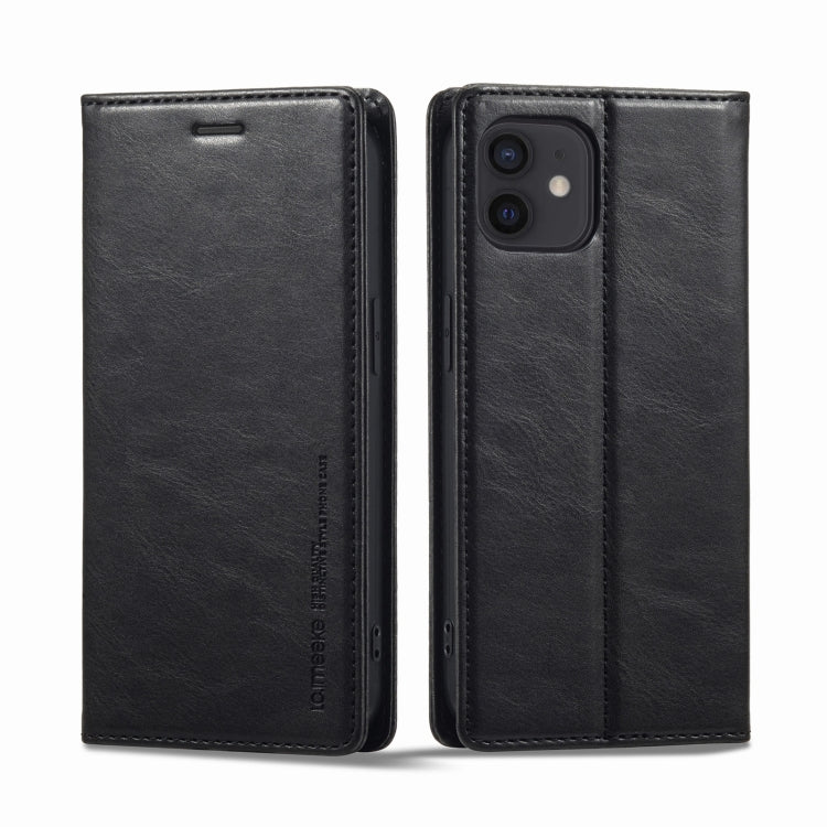 LC.IMEEKE RFID Funda de cuero antirrobo para teléfono, For iPhone 12 mini, For iPhone 11, For iPhone 11 Pro, For iPhone 11 Pro Max