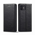 LC.IMEEKE RFID Funda de cuero antirrobo para teléfono, For iPhone 12 mini, For iPhone 11, For iPhone 11 Pro, For iPhone 11 Pro Max