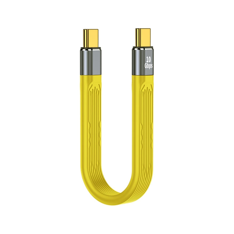 100W 10Gbps USB-C/Tipo-C a USB-C/Tipo-C FPC Cable de datos flexible, Longitud: 13,8 cm, 10Gbps USB-C/Type-C to USB-C/Type-C