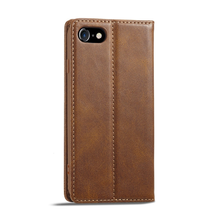 LC.IMEEKE RFID Funda de cuero antirrobo para teléfono, For iPhone SE 2022 / SE 2020 / 8 / 7, For iPhone XS Max, For iPhone XS / X, For iPhone XR, For iPhone 8 Plus / 7 Plus, For Samsung Galaxy S21 5G, For Samsung Galaxy S21+ 5G