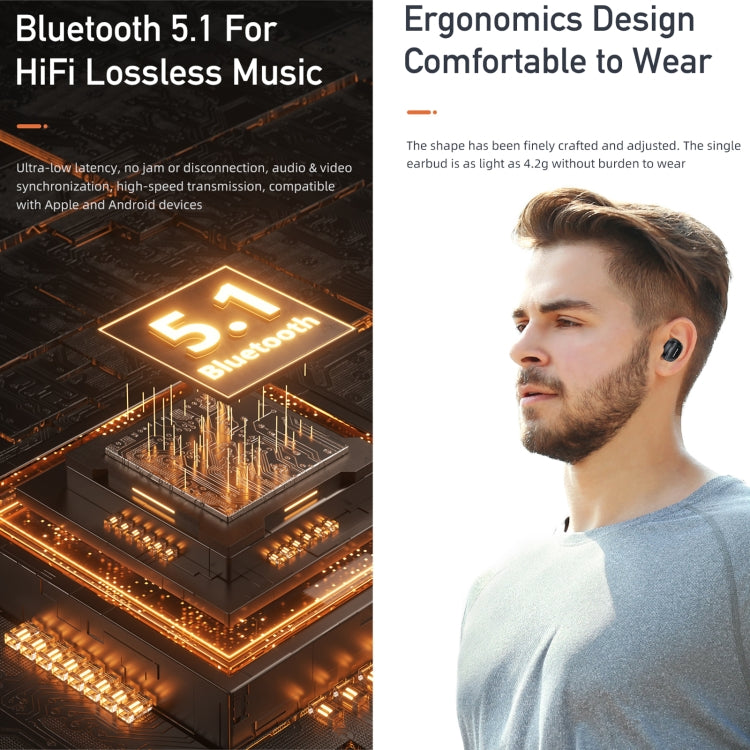 awei T13Pro Bluetooth V5.1 Auriculares deportivos, T13Pro