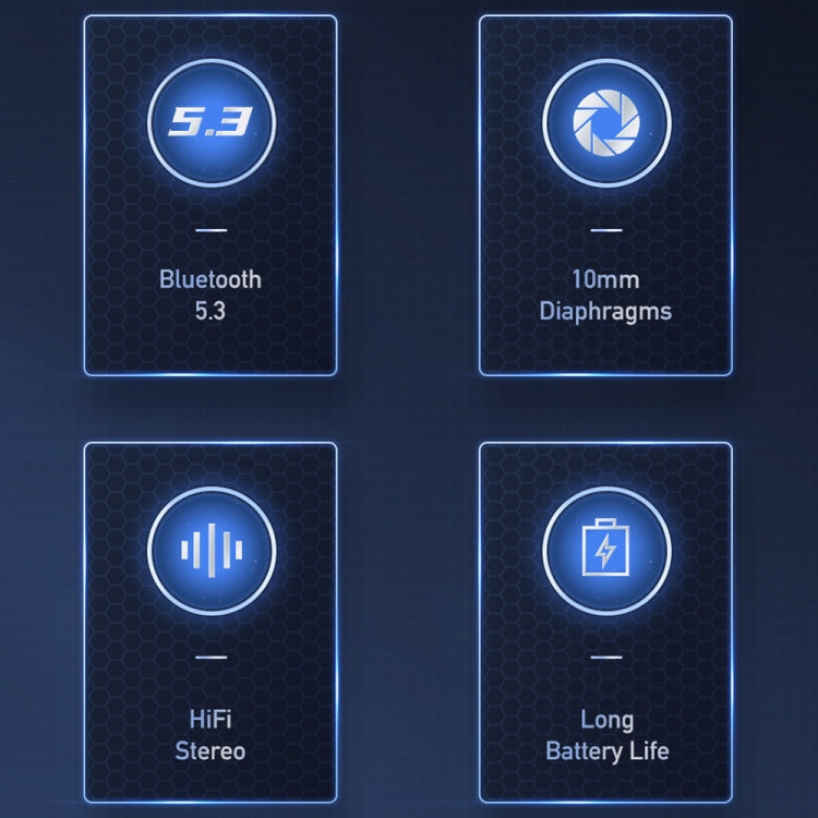 Auriculares inalámbricos Bluetooth para juegos awei T52, T52