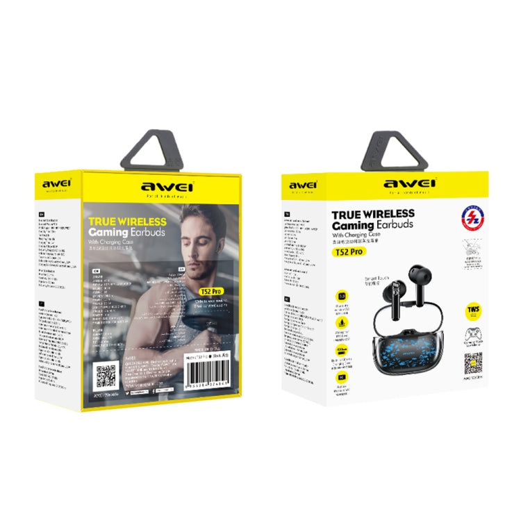 Audífonos inalámbricos Bluetooth para juegos awei T52 Pro True, T52 Pro(Starry Pattern), T52 Pro(Glass Pattern)