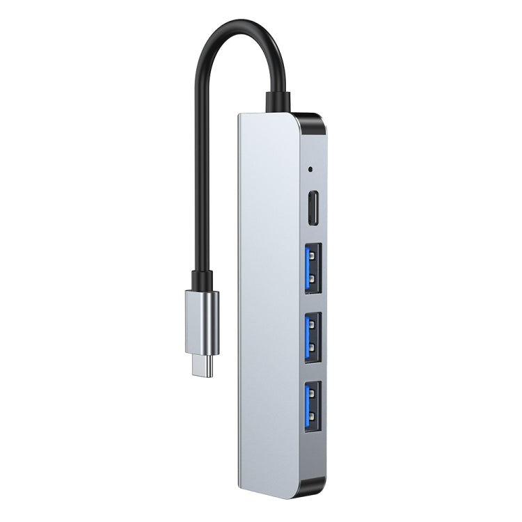 Adaptador HUB de estación de acoplamiento USB-C / Type-C a USB 5 en 1, 5 in 1