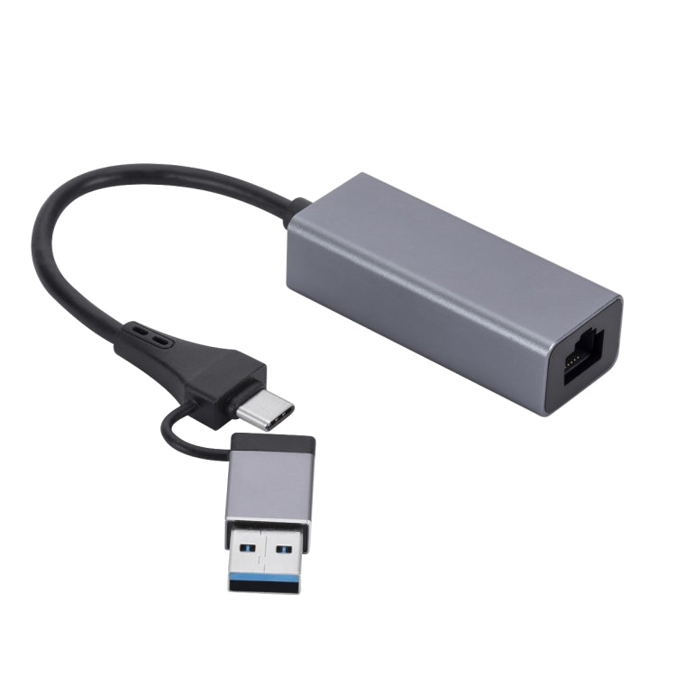 SL-017 USB3.0 Red Gigabit Tipo-C a Puerto de Red USB HUB, SL-017