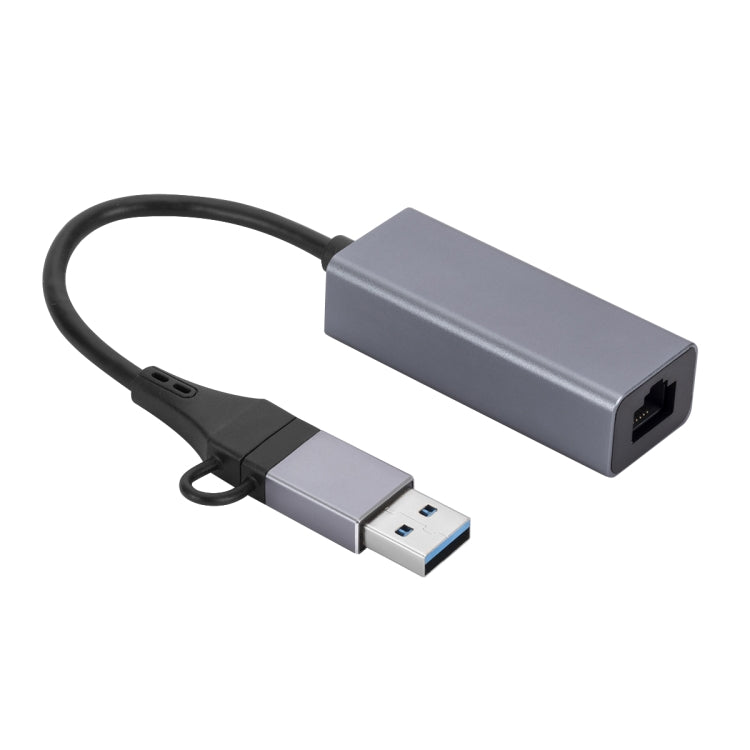 SL-017 USB3.0 Red Gigabit Tipo-C a Puerto de Red USB HUB, SL-017
