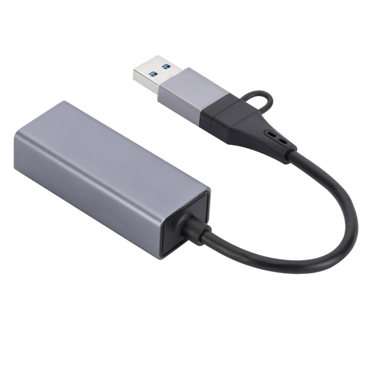 SL-017 USB3.0 Red Gigabit Tipo-C a Puerto de Red USB HUB, SL-017