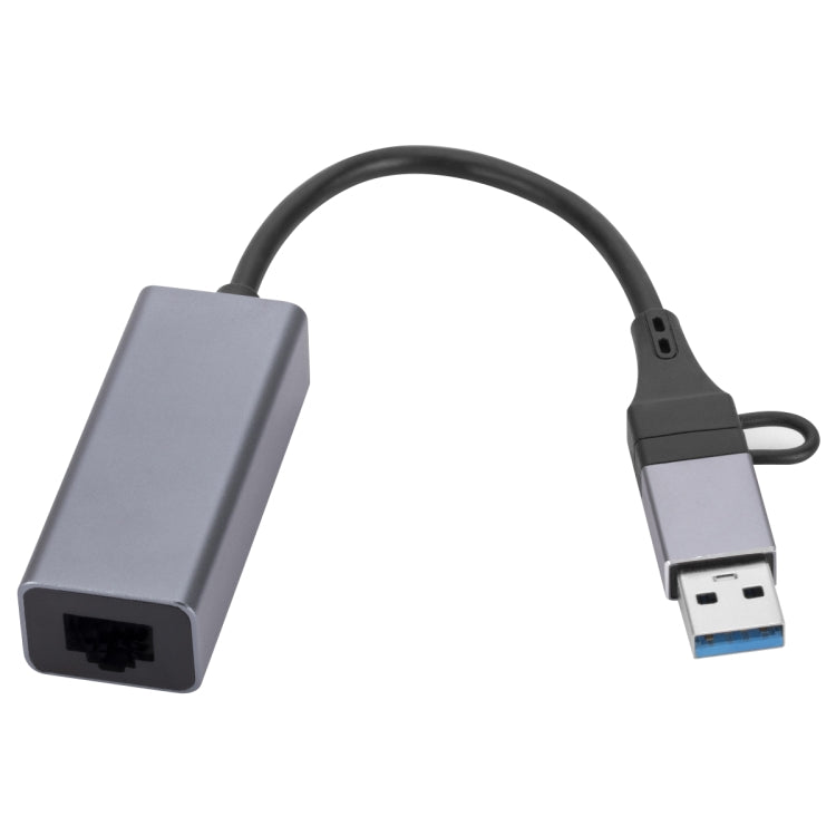 SL-017 USB3.0 Red Gigabit Tipo-C a Puerto de Red USB HUB, SL-017