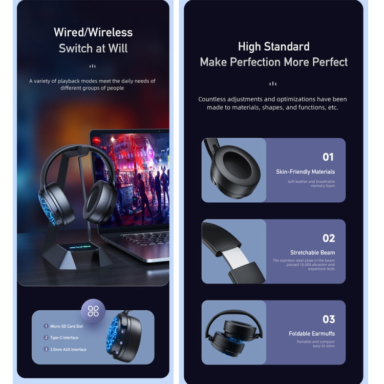 Audífonos Estéreo Inalámbricos Wei A780 Pro, A780 Pro