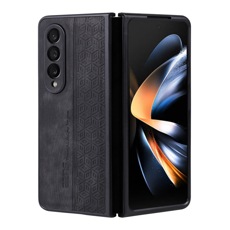 Estuche para teléfono con sensación de piel en relieve AZNS 3D, For Samsung Galaxy Z Fold3 5G, For iPhone SE 2022 / SE 2020 / 8 / 7