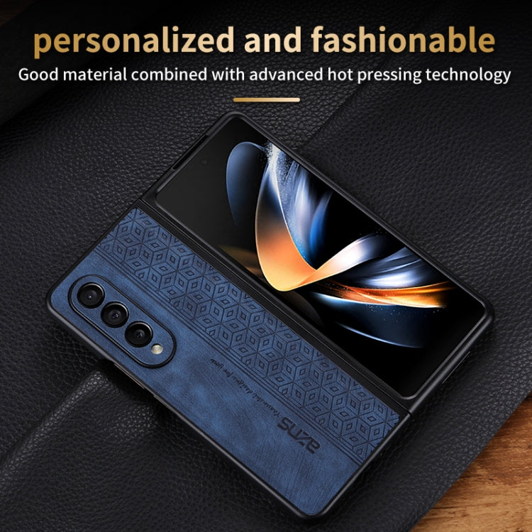 Estuche para teléfono con sensación de piel en relieve AZNS 3D, For Samsung Galaxy Z Fold3 5G, For iPhone SE 2022 / SE 2020 / 8 / 7